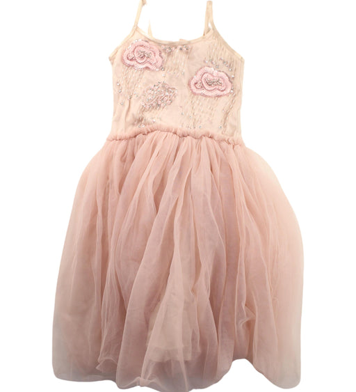 A Pink Sleeveless Dresses from Tutu Du Monde in size 4T for girl. (Front View)
