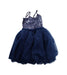 A Blue Sleeveless Dresses from My Little Princess by Trami in size 5T for girl. (Front View)