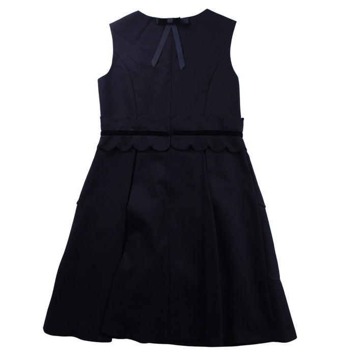 A Navy Sleeveless Dresses from Nicholas & Bears in size 10Y for girl. (Back View)