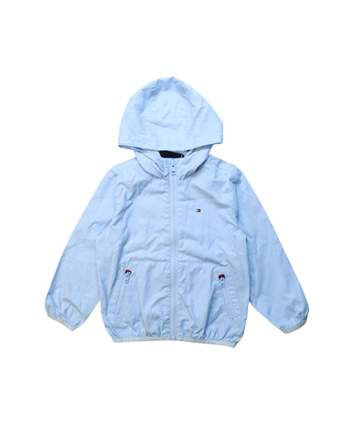 A Blue Lightweight Jackets from Tommy Hilfiger in size 2T for neutral. (Front View)