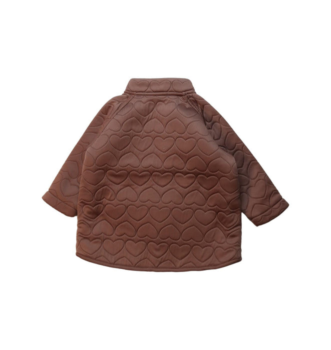 A Brown Lightweight Jackets from Konges Sløjd in size 6-12M for girl. (Back View)