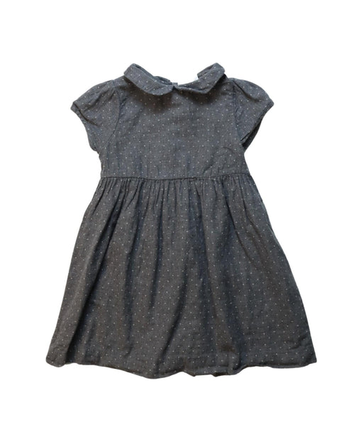 A Grey Short Sleeve Dresses from Jacadi in size 3T for girl. (Front View)
