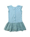 A Blue Sleeveless Dresses from Petit Bateau in size 12-18M for girl. (Back View)