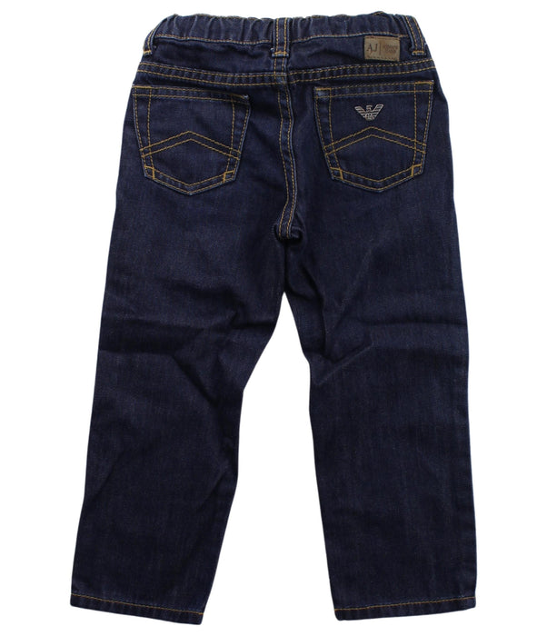 A Blue Jeans from Armani in size 2T for boy. (Back View)