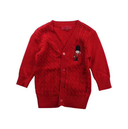 A Red Cardigans from Nicholas & Bears in size 6-12M for girl. (Front View)