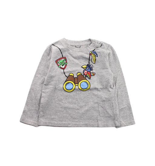 A Grey Long Sleeve T Shirts from Stella McCartney in size 2T for boy. (Front View)