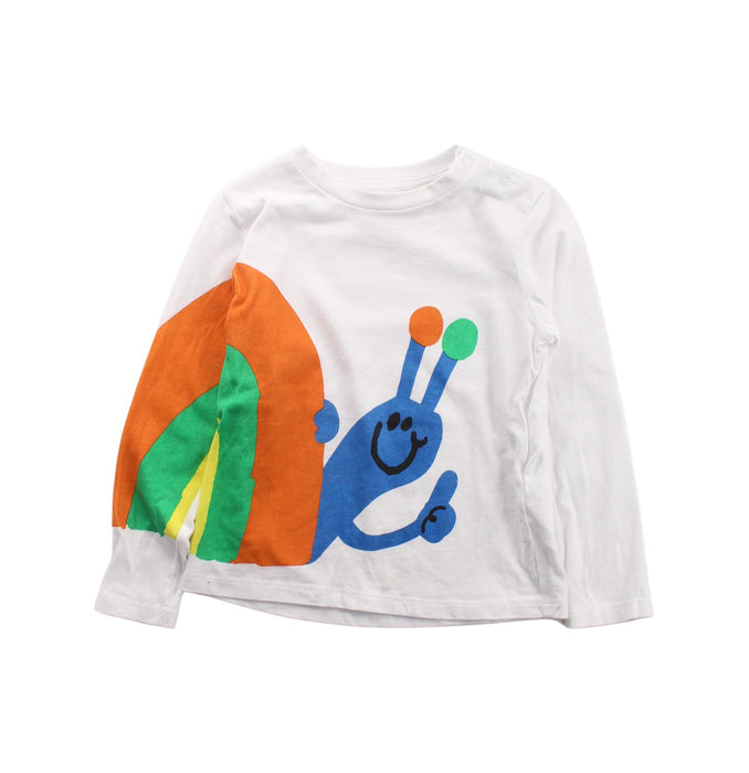 A White Long Sleeve T Shirts from Stella McCartney in size 2T for boy. (Front View)