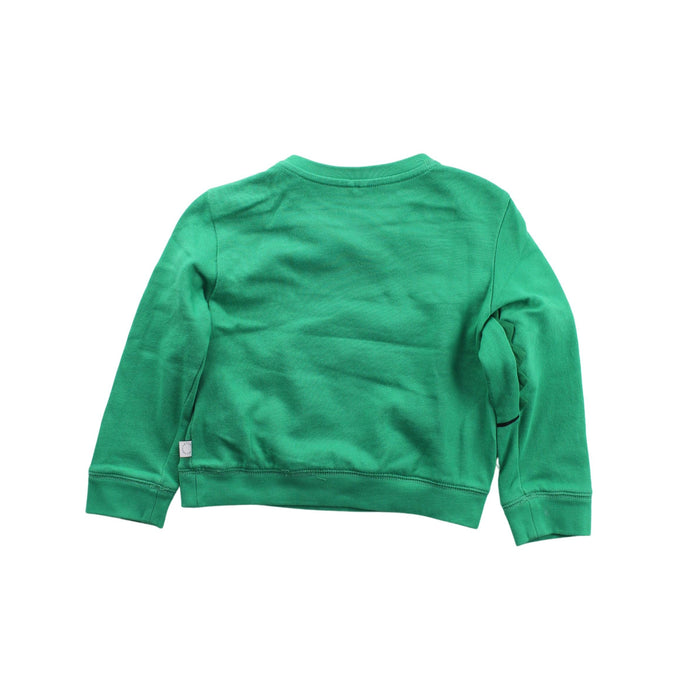 A Green Buttoned Sweatshirts from Stella McCartney in size 3T for boy. (Back View)