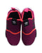 A Purple Sneakers from Adidas in size 7Y for boy. (Back View)