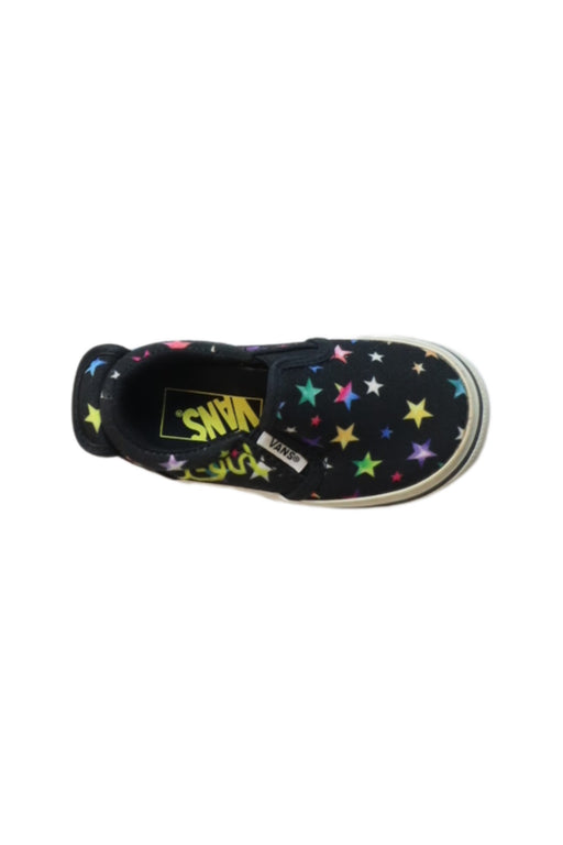 A Multicolour Slip Ons from Vans in size 18-24M for neutral. (Front View)