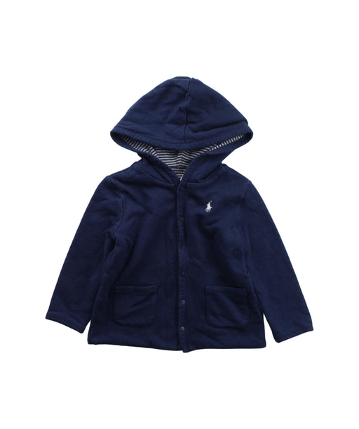 A Blue Cardigans from Ralph Lauren in size 6-12M for boy. (Front View)