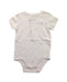A White Short Sleeve Bodysuits from Ralph Lauren in size 3-6M for neutral. (Front View)
