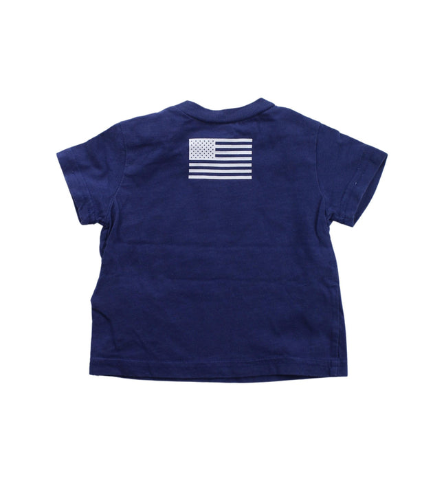 A Blue Short Sleeve T Shirts from Ralph Lauren in size 0-3M for boy. (Back View)