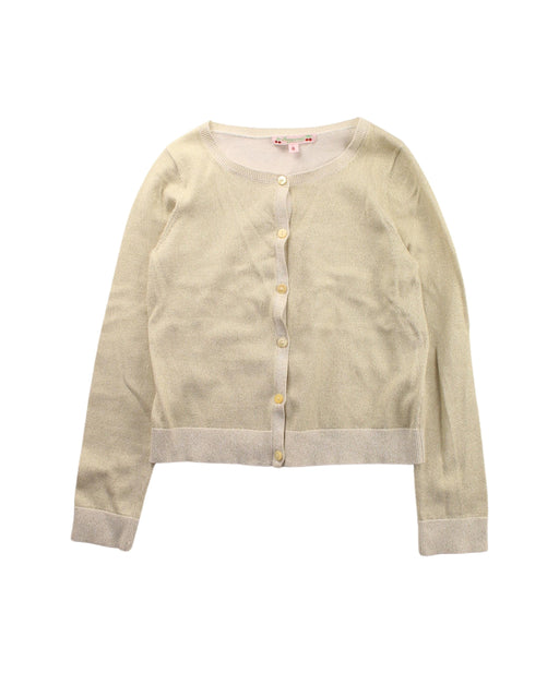A Beige Cardigans from Bonpoint in size 8Y for girl. (Front View)