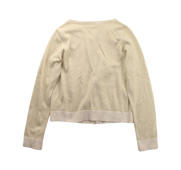 A Beige Cardigans from Bonpoint in size 8Y for girl. (Back View)