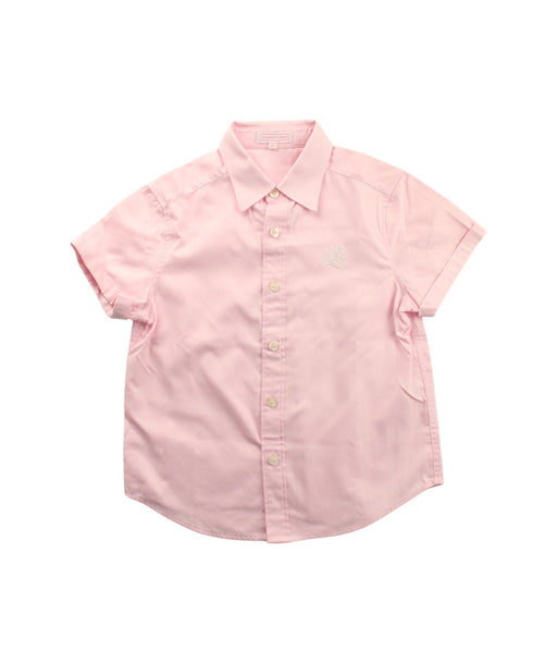 A Pink Short Sleeve Shirts from Nicholas & Bears in size 6T for girl. (Front View)