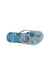 A Blue Flip Flops from Havaianas in size 11Y for girl. (Front View)