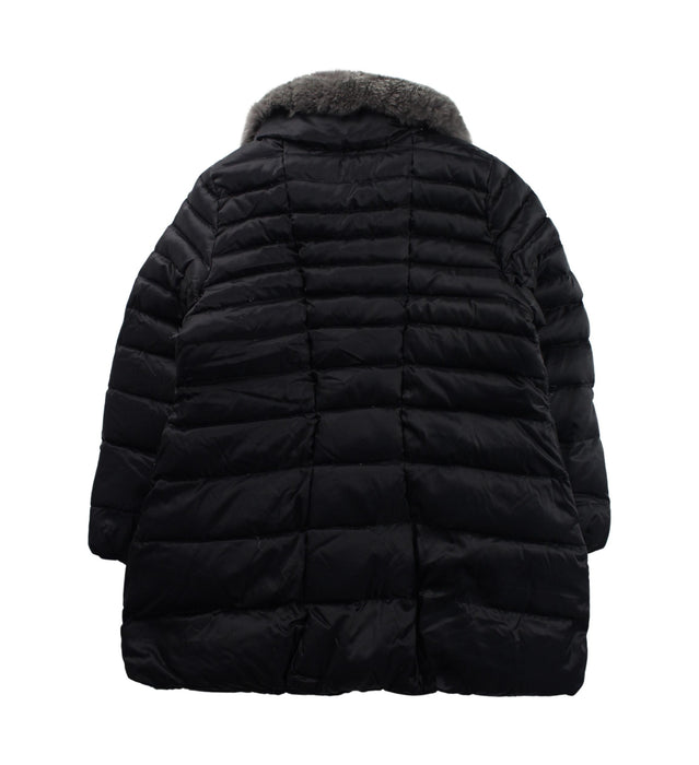 A Black Puffer/Quilted Jackets from Dior in size 6T for boy. (Back View)