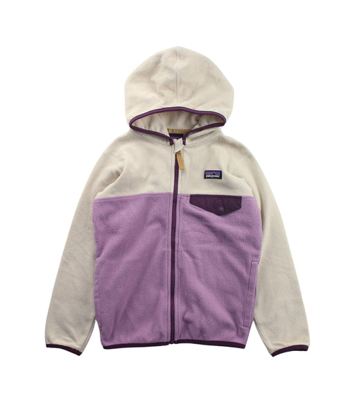 A Purple Lightweight Jackets from Patagonia in size 5T for boy. (Front View)