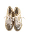 A Gold Sneakers from Seed in size 7Y for girl. (Back View)