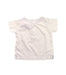 A White Short Sleeve T Shirts from Jacadi in size 3-6M for girl. (Back View)