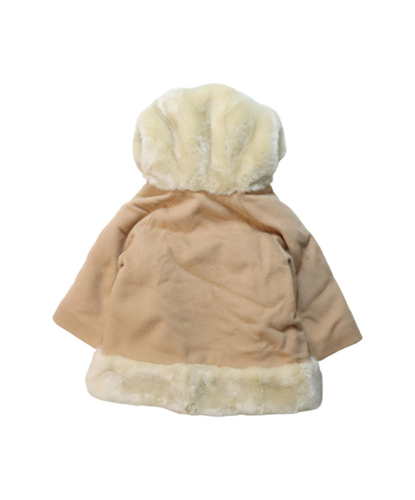 A Beige Coats from Chloe in size 6-12M for girl. (Back View)