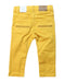 A Yellow Casual Pants from Mayoral in size 6-12M for boy. (Back View)