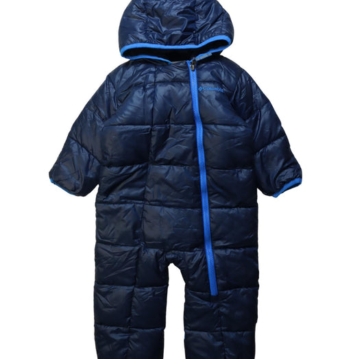 A Blue Snowsuits from Columbia in size 12-18M for boy. (Front View)