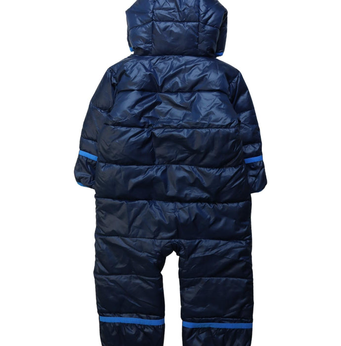 A Blue Snowsuits from Columbia in size 12-18M for boy. (Back View)