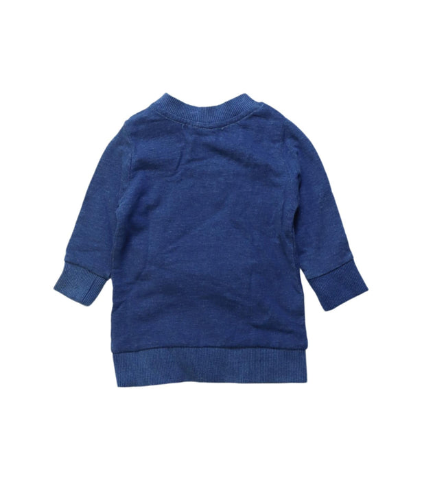 A Blue Crewneck Sweatshirts from Seed in size 0-3M for boy. (Back View)
