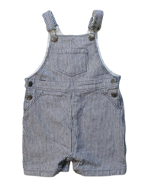 A Black Overall Shorts from Seed in size 6-12M for neutral. (Front View)