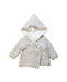A Grey Lightweight Jackets from Seed in size 0-3M for neutral. (Front View)