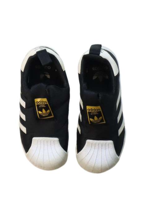 A Multicolour Slip Ons from Adidas in size 5T for neutral. (Back View)