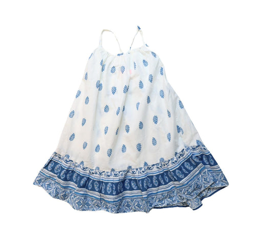A Blue Sleeveless Dresses from Sunuva in size 2T for girl. (Front View)