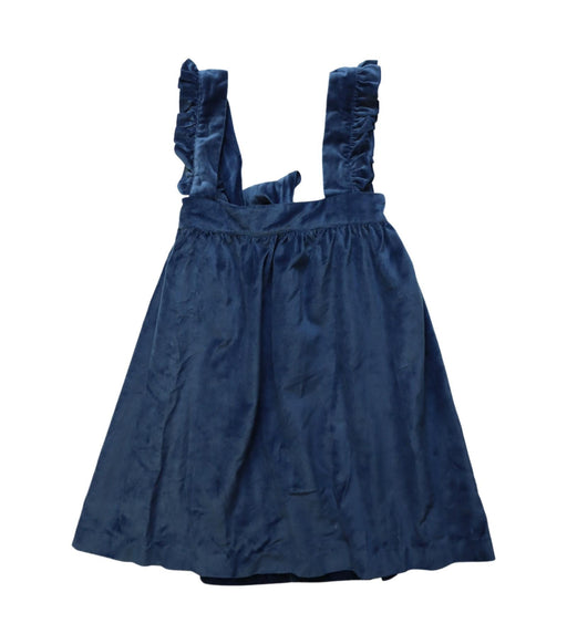 A Navy Sleeveless Tops from Phi Clothing in size 7Y for girl. (Front View)