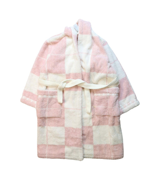 A Pink Bathrobes from Hermès in size 2T for girl. (Front View)