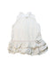 A White Sleeveless Dresses from Chateau de Sable in size 18-24M for girl. (Front View)