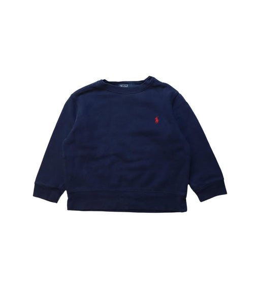 A Navy Crewneck Sweatshirts from Polo Ralph Lauren in size 2T for neutral. (Front View)