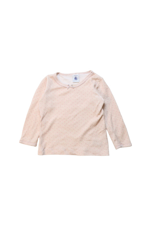 A Pink Separates from Petit Bateau in size 2T for girl. (Front View)