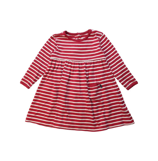 A Red Long Sleeve Dresses from Jojo Maman Bébé in size 18-24M for girl. (Front View)