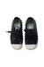A Black Sneakers from Mini Melissa in size 3T for girl. (Back View)