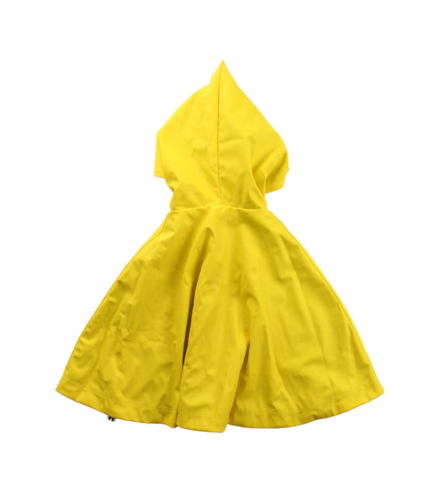 A Yellow Capes & Ponchos from Petit Bateau in size 0-3M for girl. (Back View)
