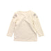 A White Long Sleeve T Shirts from Seed in size 3-6M for girl. (Back View)