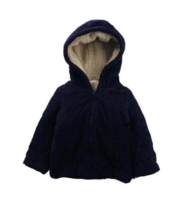 A Blue Lightweight Jackets from Purebaby in size 3T for boy. (Front View)