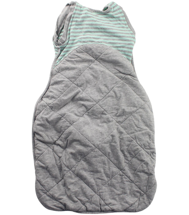 A Grey Sleepsacs from Love To Dream in size 3-6M for neutral. (Back View)