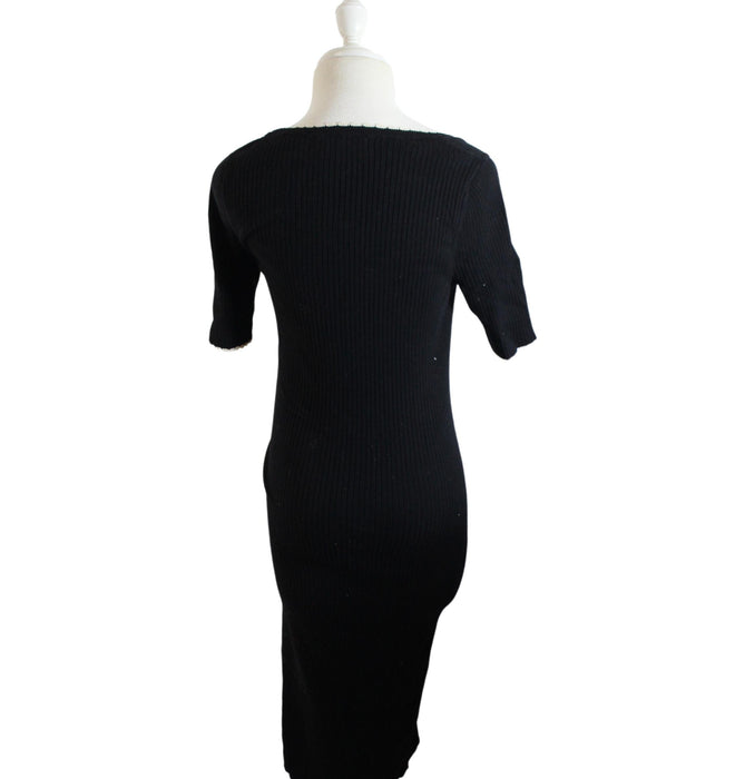 A Black Short Sleeve Dresses from Hatch in size O/S for maternity. (Back View)