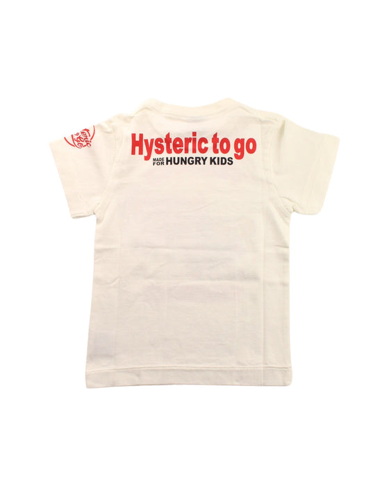 A White Short Sleeve T Shirts from Hysteric Mini in size 2T for boy. (Back View)