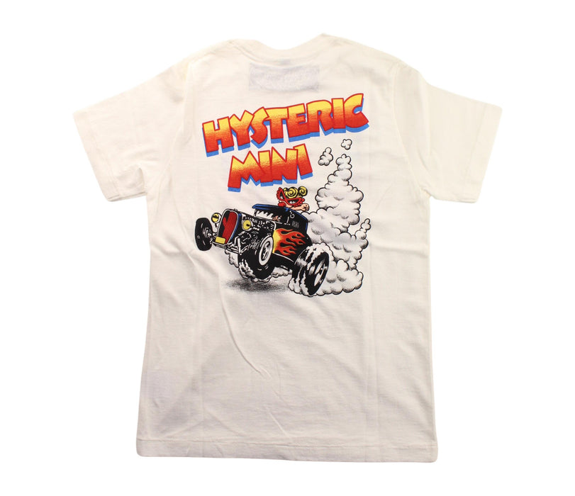 A White Short Sleeve T Shirts from Hysteric Mini in size 10Y for boy. (Back View)
