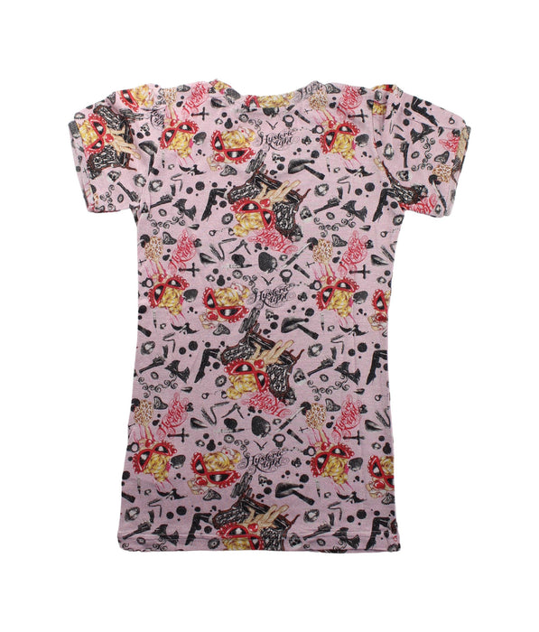 A Pink Short Sleeve T Shirts from Hysteric Mini in size 10Y for girl. (Back View)
