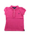 A Pink Short Sleeve Polos from Ralph Lauren in size 5T for girl. (Front View)